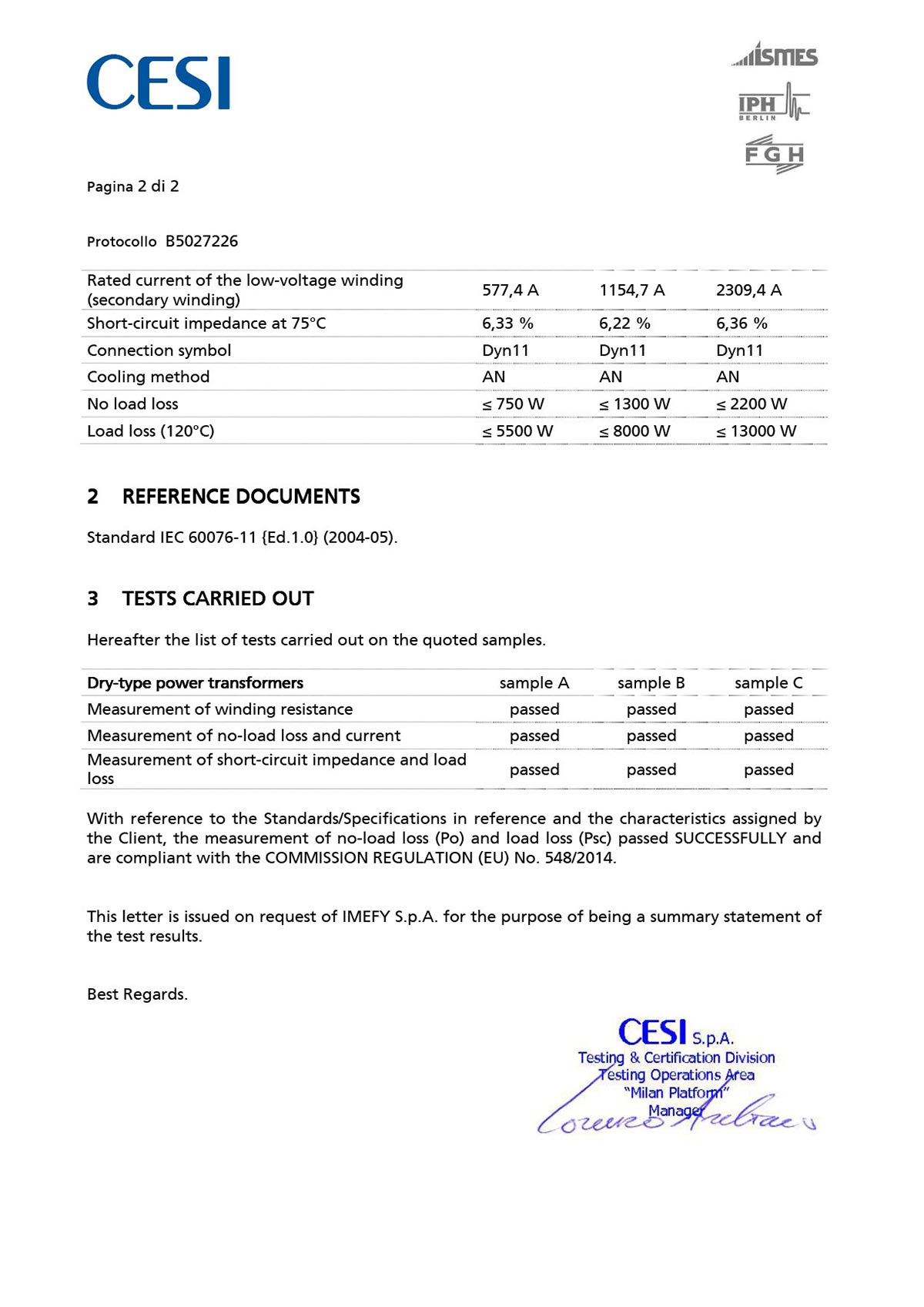 Certificazione cesi