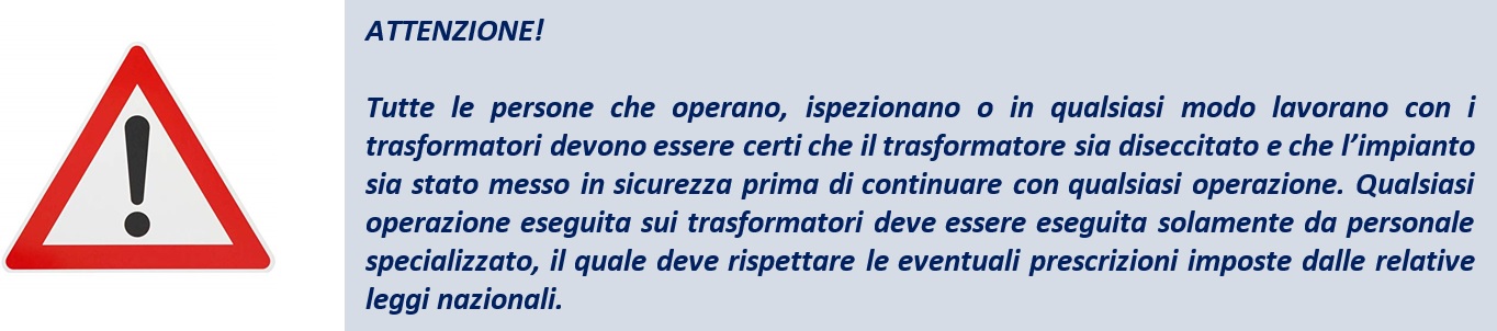 2019 Messa in servizio attenzione